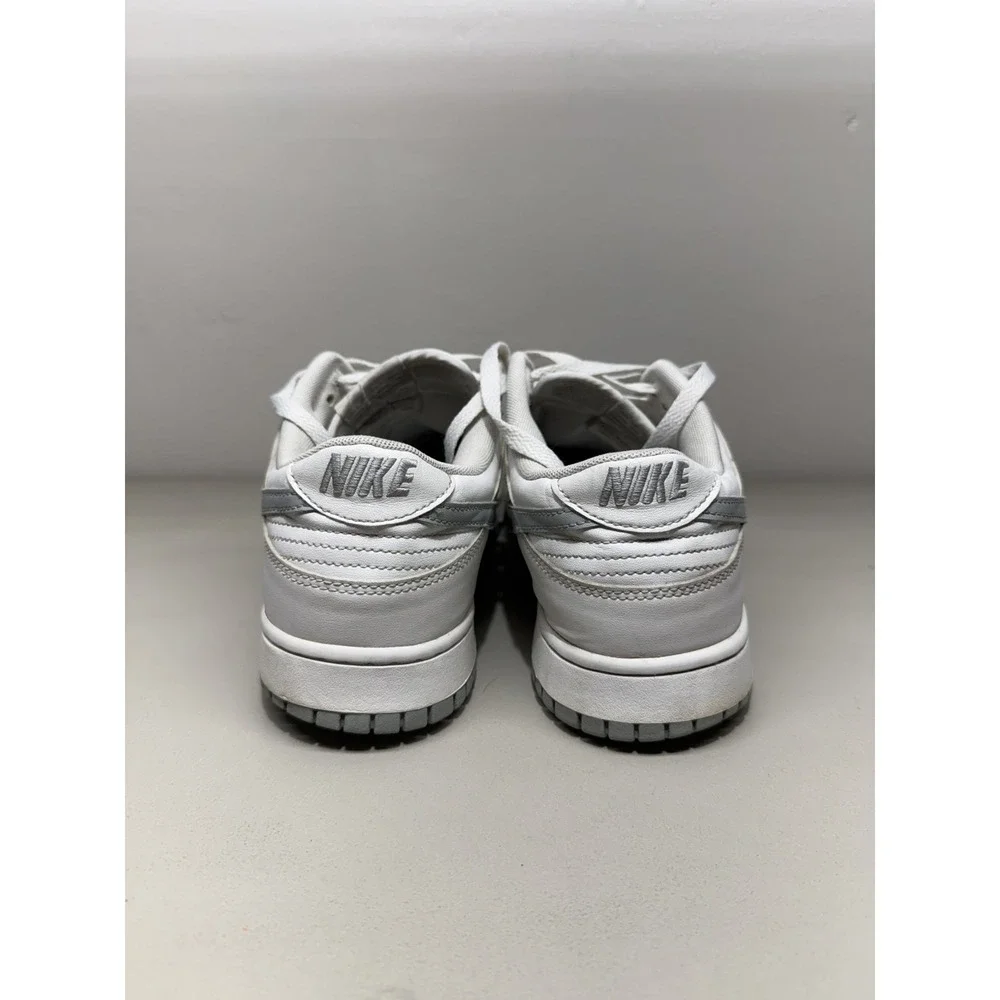 Nike Dunk Low Men's Low Top Lace-Up Leather Sneaker Summit White Grey DV0831-106